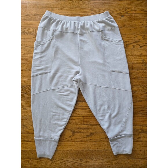 Anthropologie Daily Practice Gray Jogger Sweatpants w/ Pockets Size XL SOFT - Picture 1 of 8